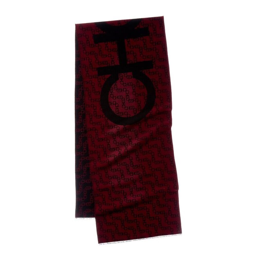 Jimmy Choo Wool-Blend Scarf, Red